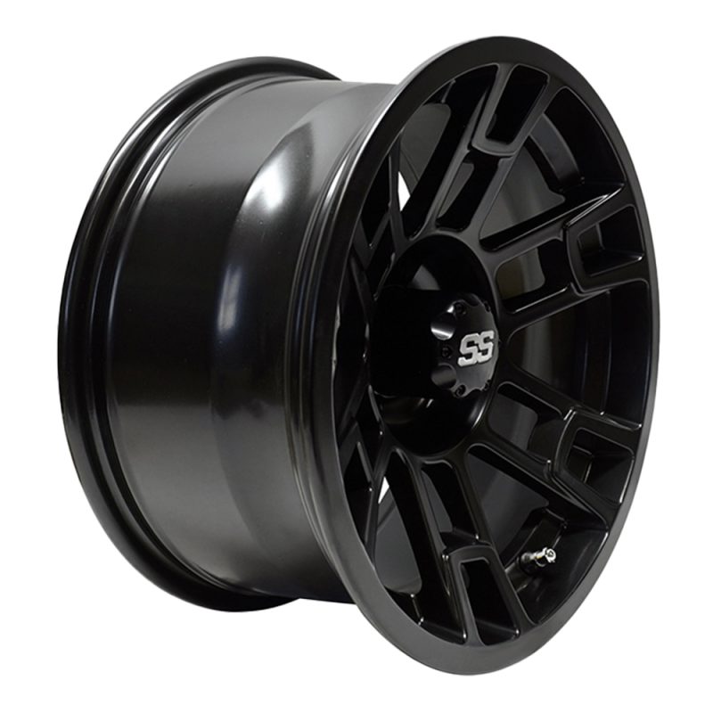 14″ RX391 Matte Black Golf Cart Wheel – RHOX®